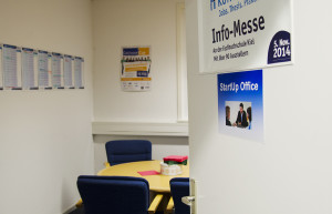 Die Tür des StartUp Office steht allen Studenten der Fachhochschule Kiel offen, um eigene Ideen zu entwickeln und sich beraten zu lassen. 
