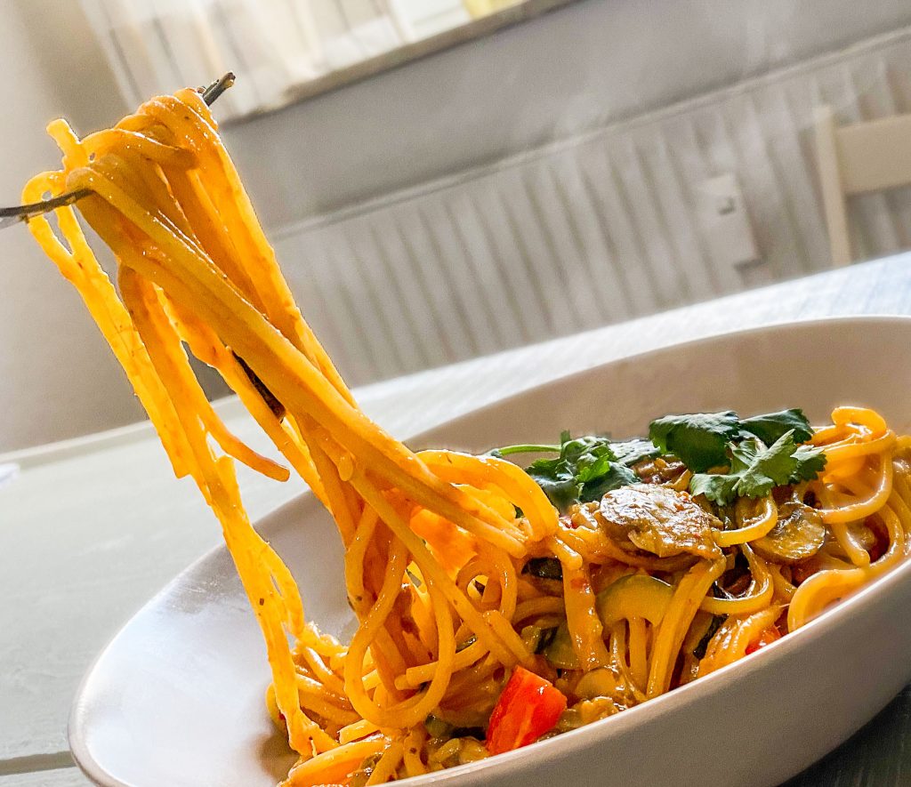 Picture of Thai-Curry One-pot pasta (Photo: Lena Groth-Jansen)