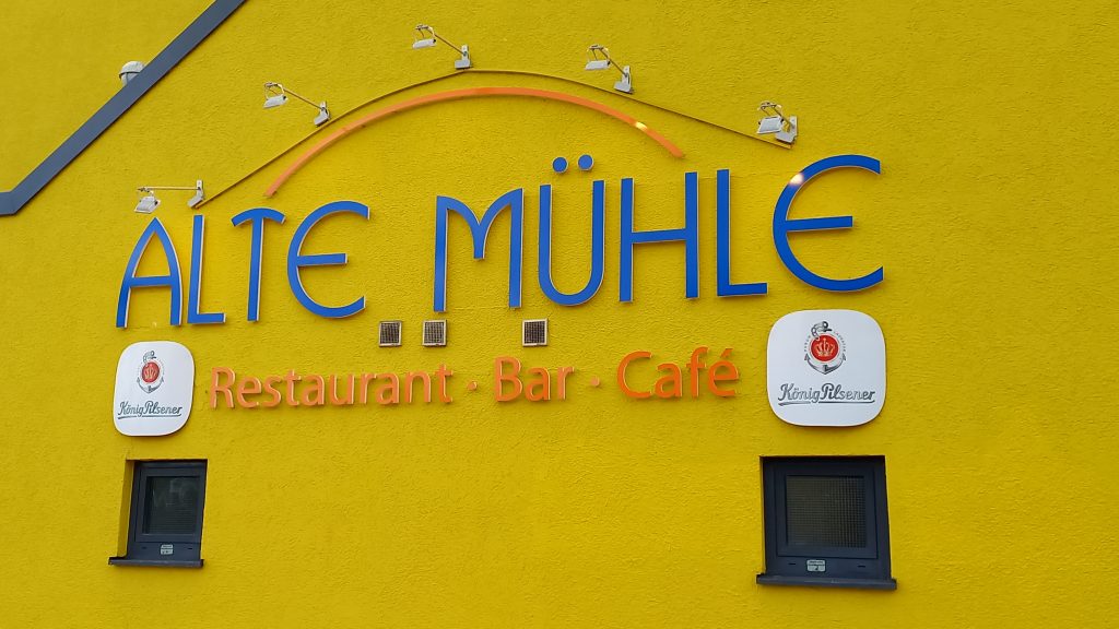 The sign of Alte Mühle
