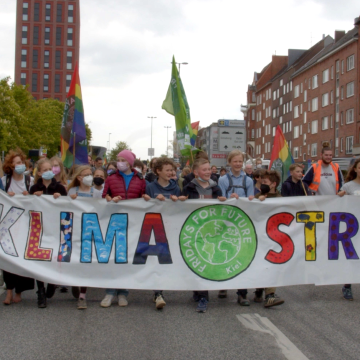 The climate strike organized by Fridays for Future (Photo: Deividas Kubikis)