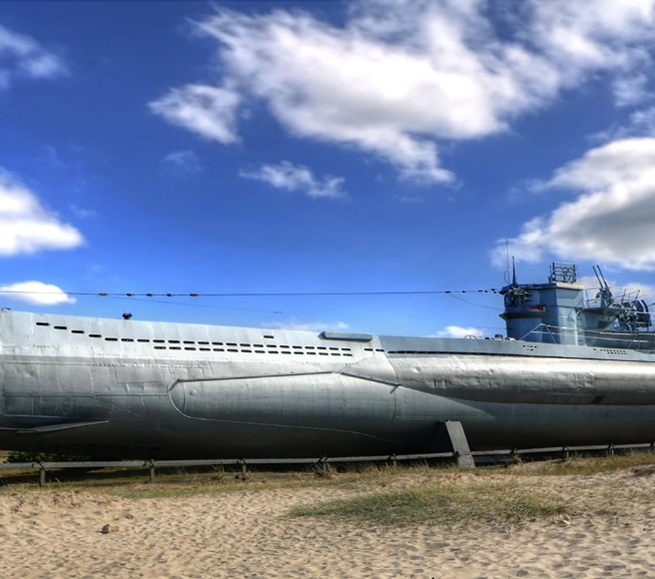 Naval memorial in Laboe. Photo in the website.